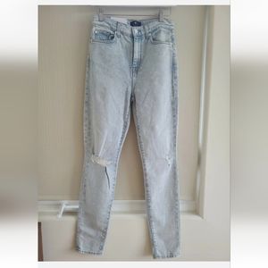 7 For All Mankind High Waist Super Skinny jeans Size 27 NWT